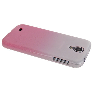 Gradient Color Series Raindrops Pattern Plastic Case for Galaxy S IV / i9500(Pink)