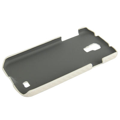 Carbon Fiber Texture Plastic Case for Galaxy S IV / i9500(White)