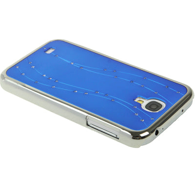 Curves Style Diamond Encrusted Plating Plastic Case for Galaxy S IV / i9500