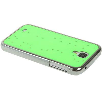 Curves Style Diamond Encrusted Plating Plastic Case for Galaxy S IV / i9500