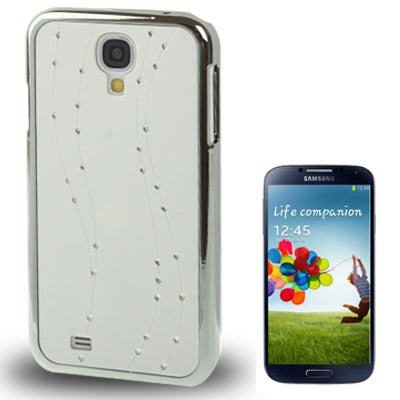 Curves Style Diamond Encrusted Plating Plastic Case for Galaxy S IV / i9500
