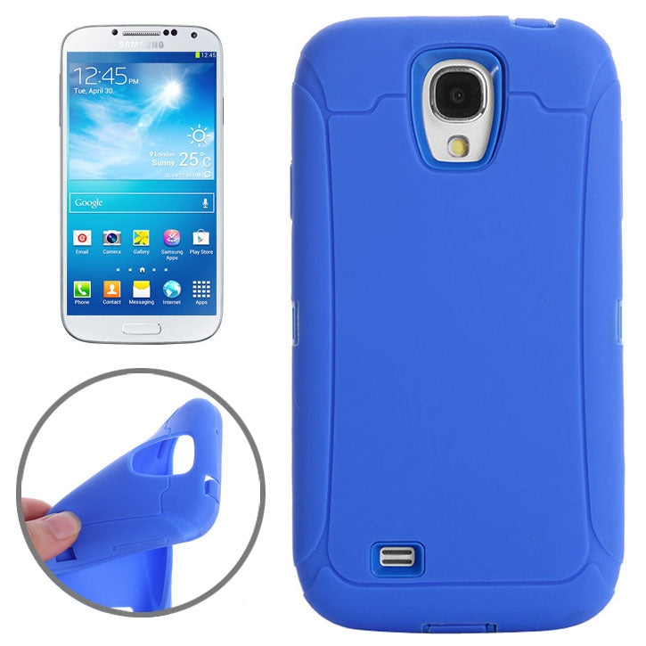 Shockproof Silicone + Plastic Combination Case for Galaxy S IV / i9500