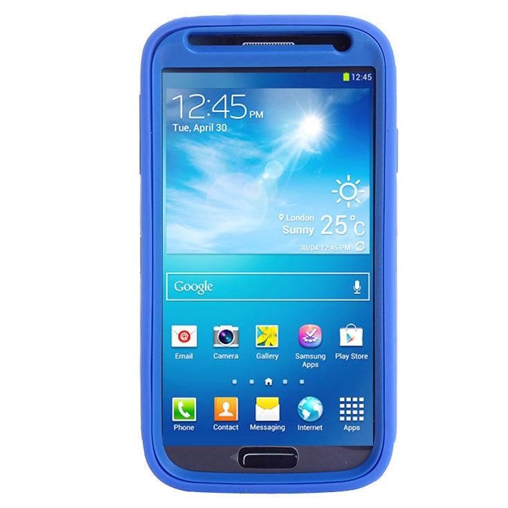 Shockproof Silicone + Plastic Combination Case for Galaxy S IV / i9500