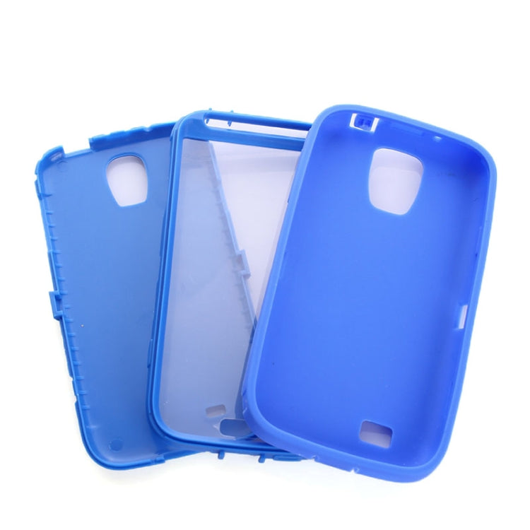 Shockproof Silicone + Plastic Combination Case for Galaxy S IV / i9500