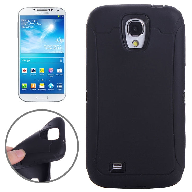 Shockproof Silicone + Plastic Combination Case for Galaxy S IV / i9500