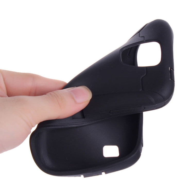 Shockproof Silicone + Plastic Combination Case for Galaxy S IV / i9500