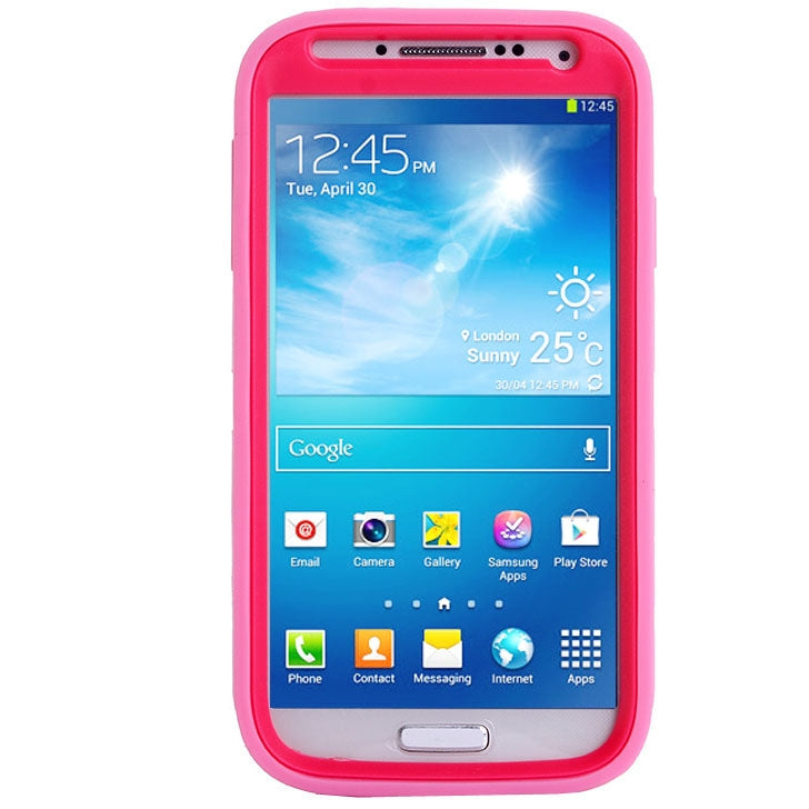 Shockproof Silicone + Plastic Combination Case for Galaxy S IV / i9500