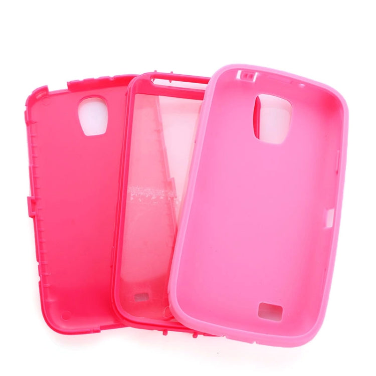 Shockproof Silicone + Plastic Combination Case for Galaxy S IV / i9500