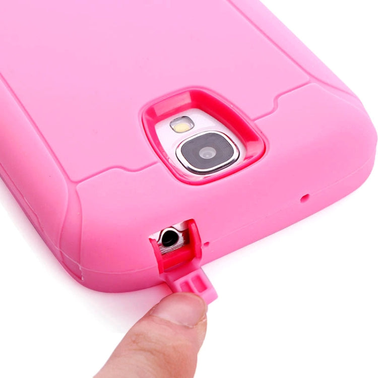Shockproof Silicone + Plastic Combination Case for Galaxy S IV / i9500