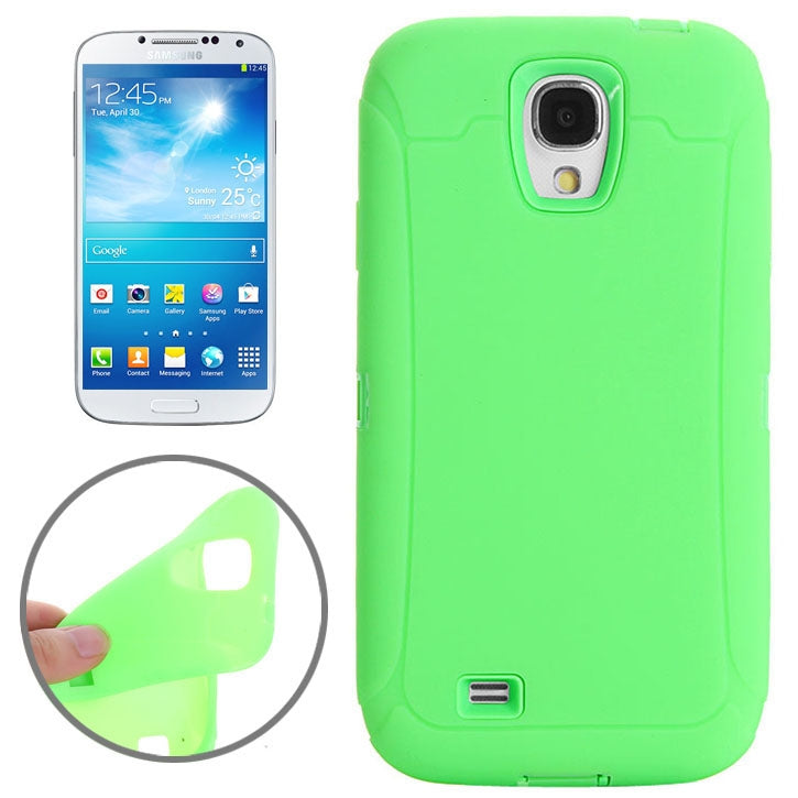 Shockproof Silicone + Plastic Combination Case for Galaxy S IV / i9500