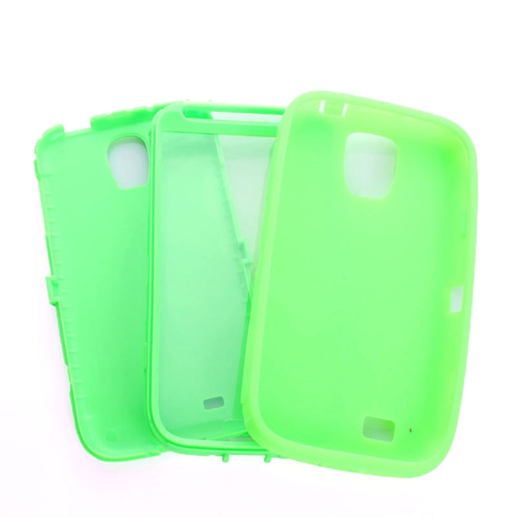 Shockproof Silicone + Plastic Combination Case for Galaxy S IV / i9500