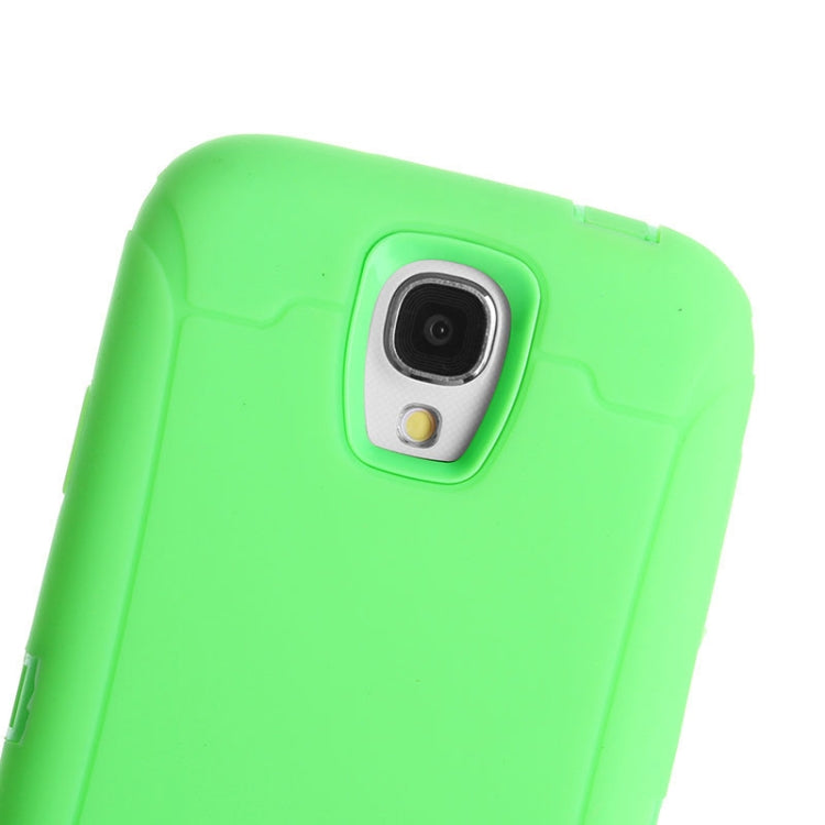 Shockproof Silicone + Plastic Combination Case for Galaxy S IV / i9500