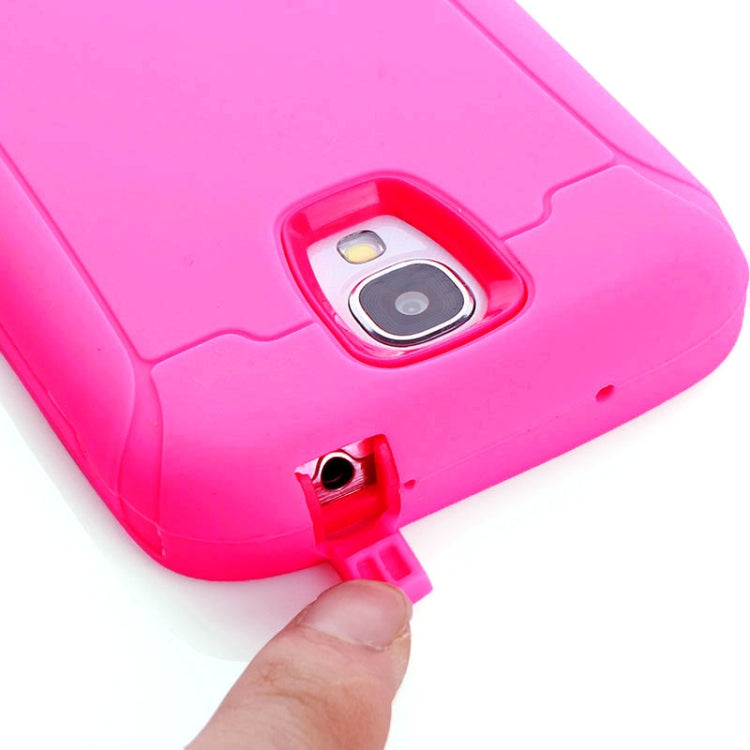 Shockproof Silicone + Plastic Combination Case for Galaxy S IV / i9500