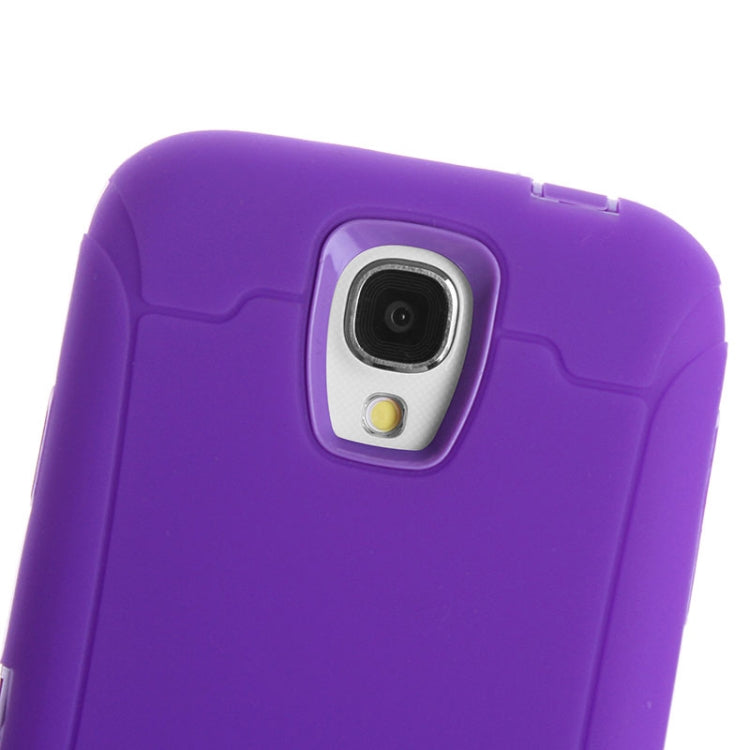 Shockproof Silicone + Plastic Combination Case for Galaxy S IV / i9500