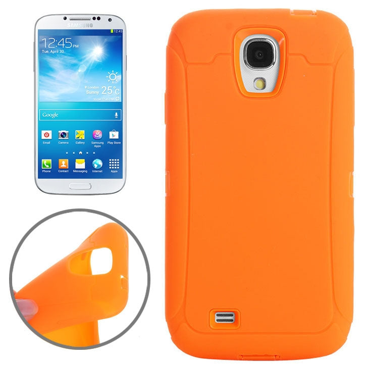 Shockproof Silicone + Plastic Combination Case for Galaxy S IV / i9500
