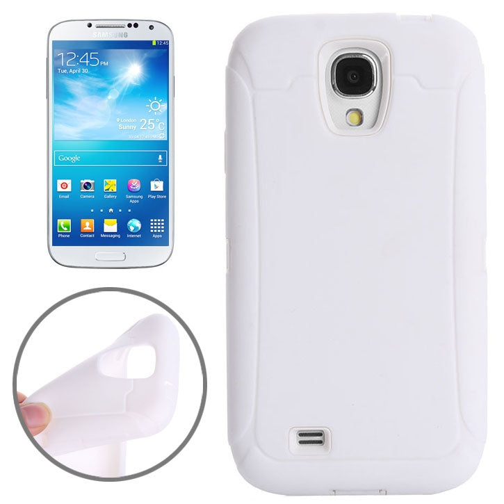 Shockproof Silicone + Plastic Combination Case for Galaxy S IV / i9500