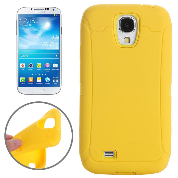Shockproof Silicone + Plastic Combination Case for Galaxy S IV / i9500