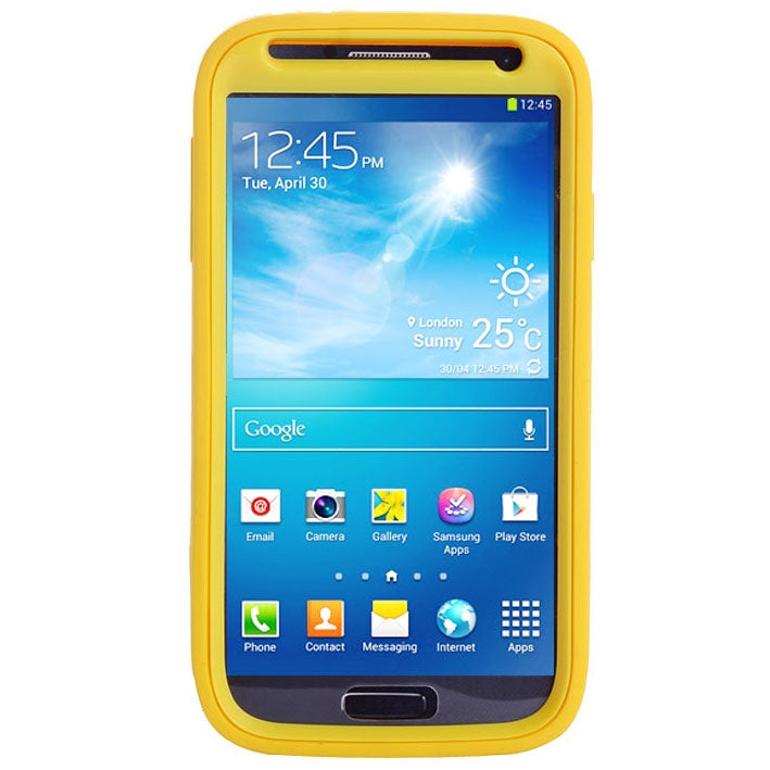 Shockproof Silicone + Plastic Combination Case for Galaxy S IV / i9500