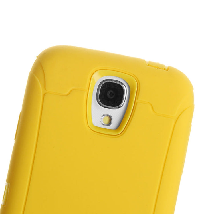 Shockproof Silicone + Plastic Combination Case for Galaxy S IV / i9500