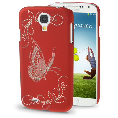 Butterfly Pattern Plastic Case for Galaxy S IV / i9500