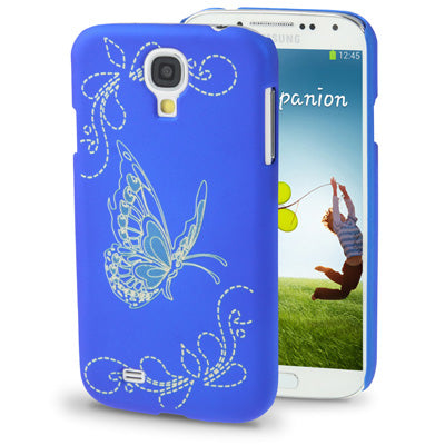 Butterfly Pattern Plastic Case for Galaxy S IV / i9500