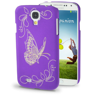 Butterfly Pattern Plastic Case for Galaxy S IV / i9500