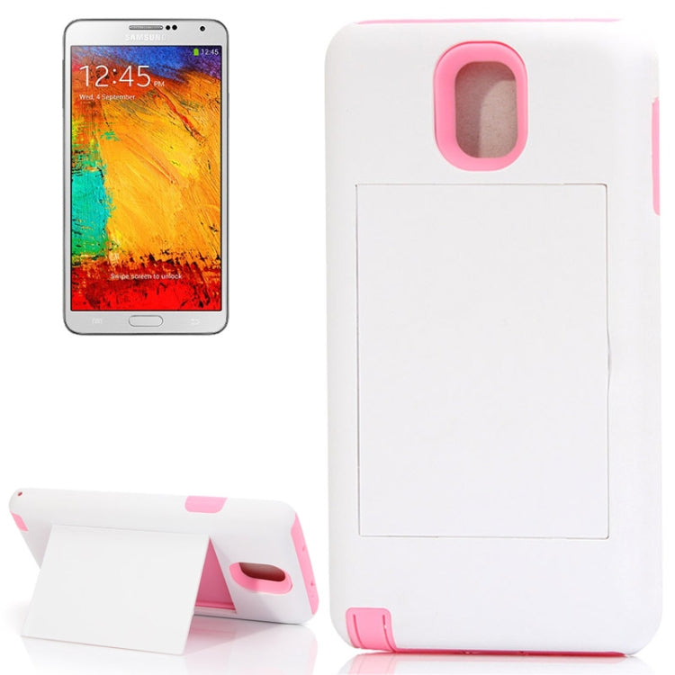 Silicone + Plastic Combination Case with Holder for Galaxy Note III / N9000