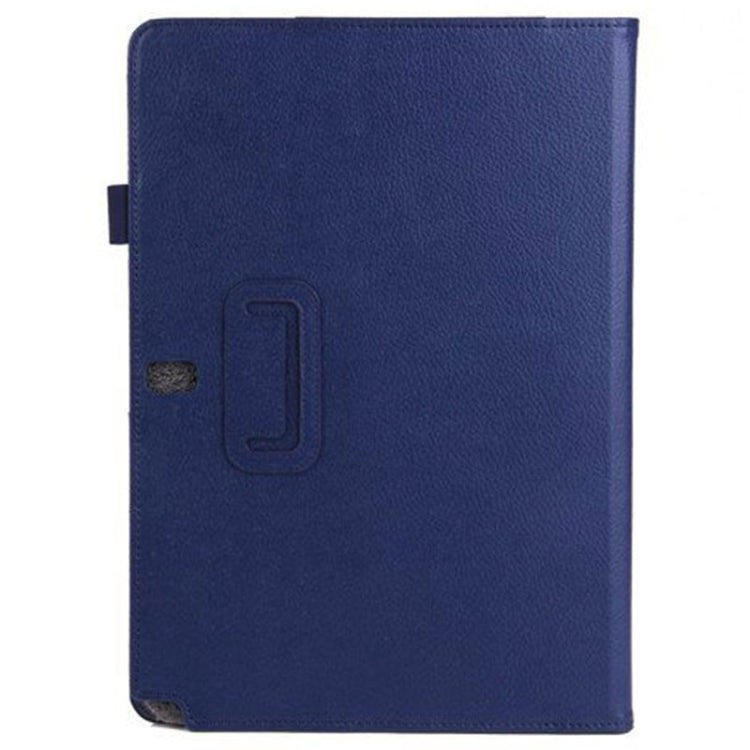 2-folding Litchi Texture Flip Leather Case with Holder for Galaxy Note & Tab Pro 12.2 / P900