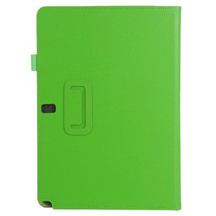 2-folding Litchi Texture Flip Leather Case with Holder for Galaxy Note & Tab Pro 12.2 / P900