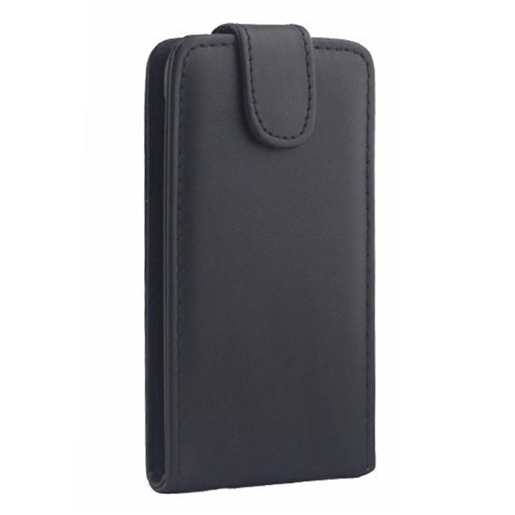 Vertical Flip PU Leather Case for Galaxy S5 mini(Black)