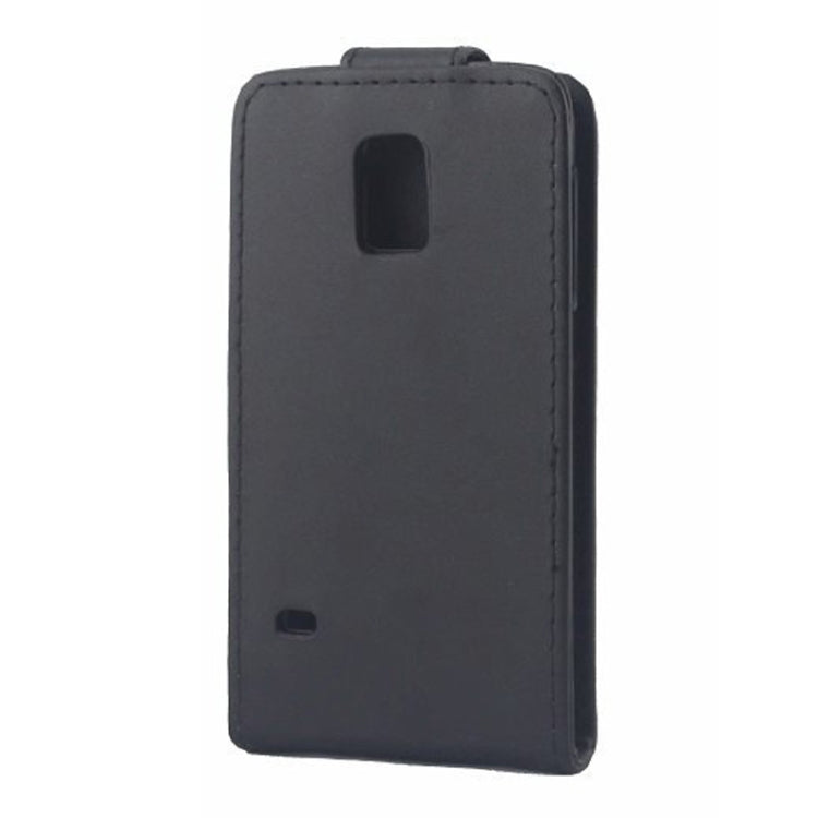 Vertical Flip PU Leather Case for Galaxy S5 mini(Black)