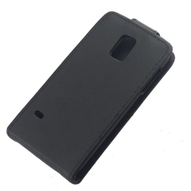 Vertical Flip PU Leather Case for Galaxy S5 mini(Black)