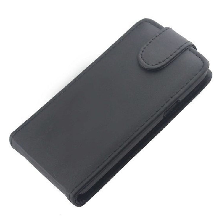 Vertical Flip PU Leather Case for Galaxy S5 mini(Black)