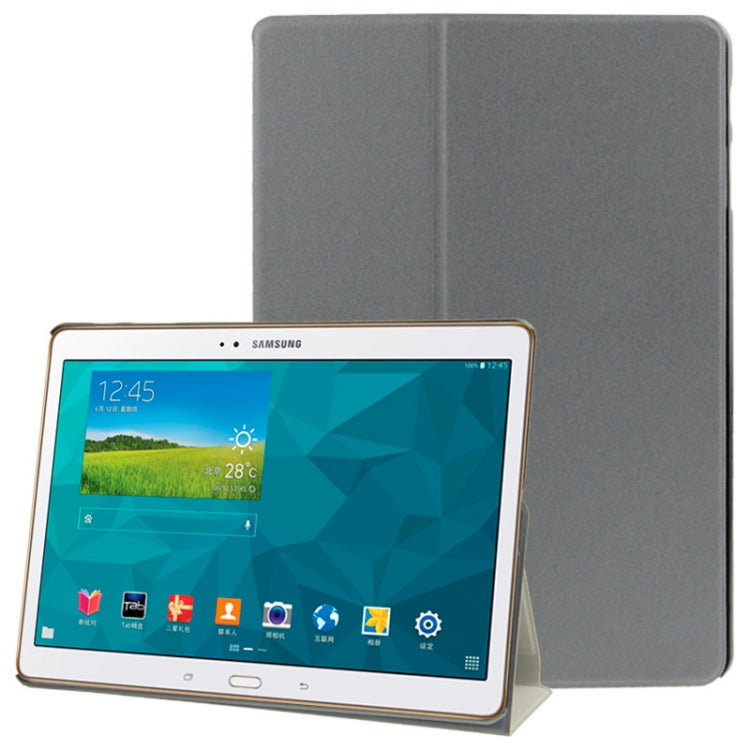 Frosted Texture Flip Leather Case with Holder for Galaxy Tab S 10.5 / T800