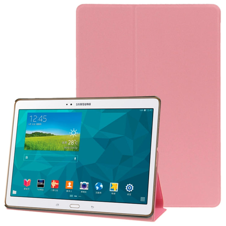 Frosted Texture Flip Leather Case with Holder for Galaxy Tab S 10.5 / T800