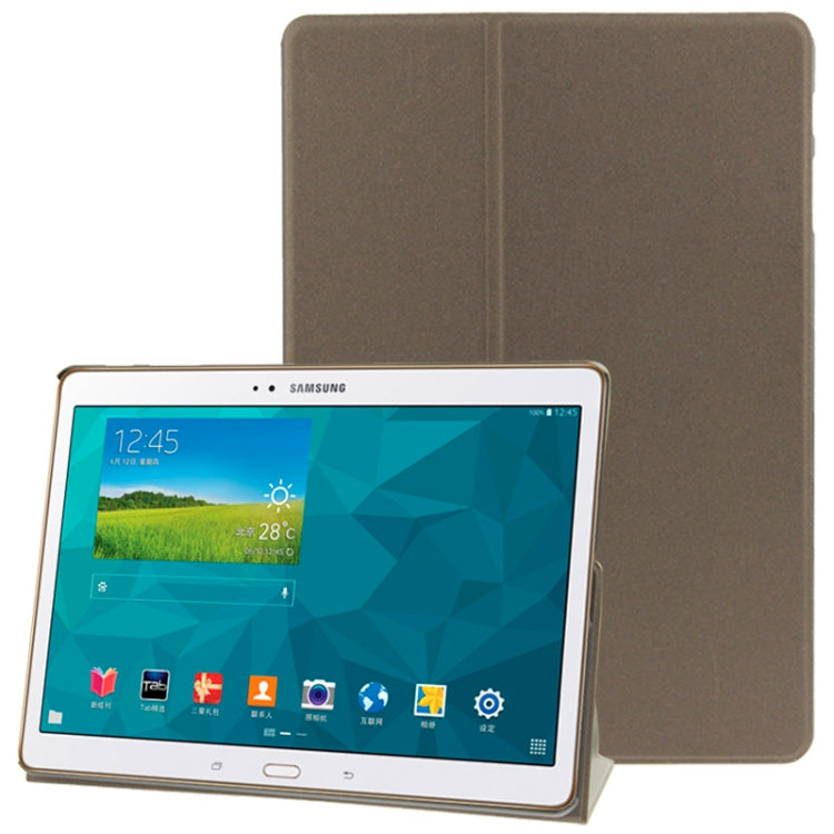 Frosted Texture Flip Leather Case with Holder for Galaxy Tab S 10.5 / T800