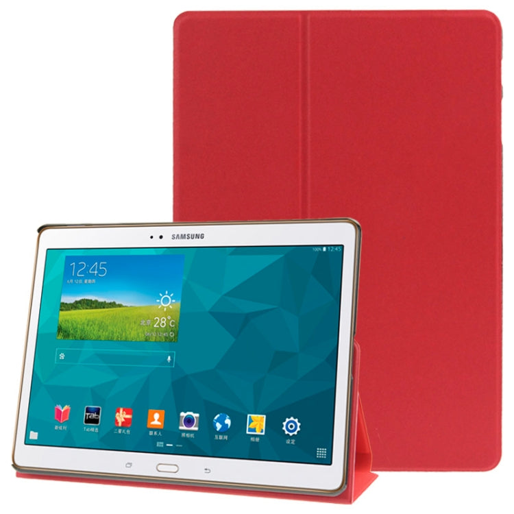 Frosted Texture Flip Leather Case with Holder for Galaxy Tab S 10.5 / T800