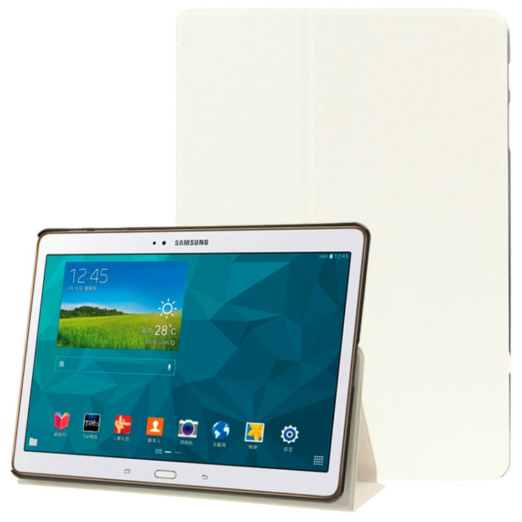 Frosted Texture Flip Leather Case with Holder for Galaxy Tab S 10.5 / T800