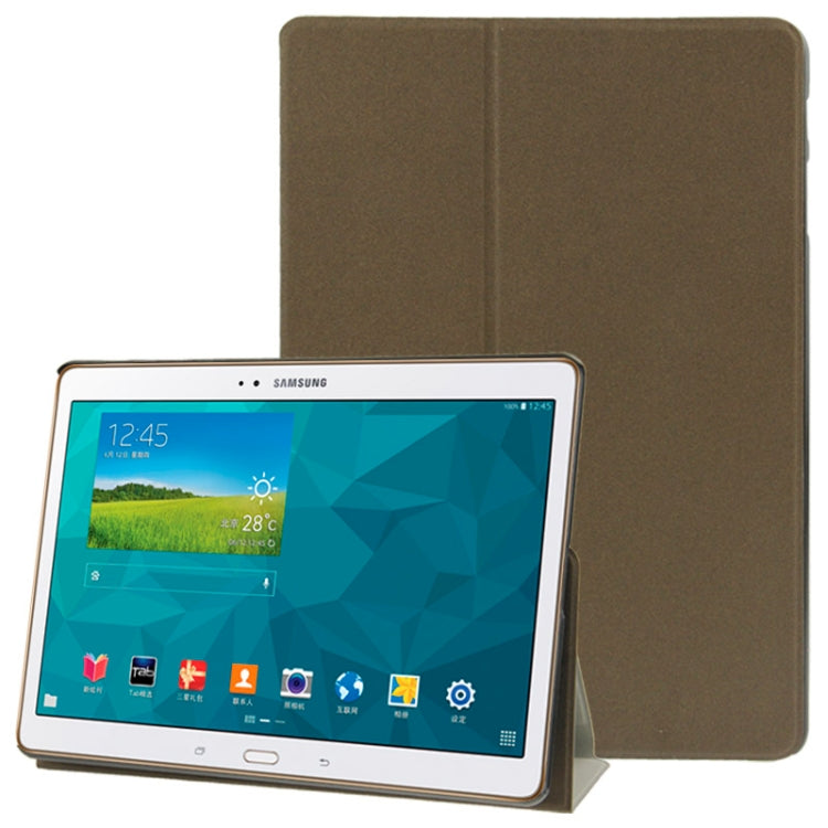 Frosted Texture Flip Leather Case with Holder for Galaxy Tab S 10.5 / T800