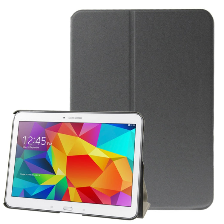 Frosted Texture Flip Leather Case with Holder for Galaxy Tab 4 10.1 / SM-T530