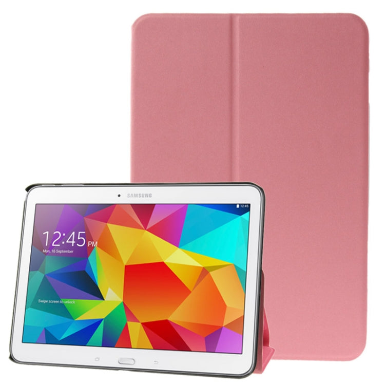 Frosted Texture Flip Leather Case with Holder for Galaxy Tab 4 10.1 / SM-T530