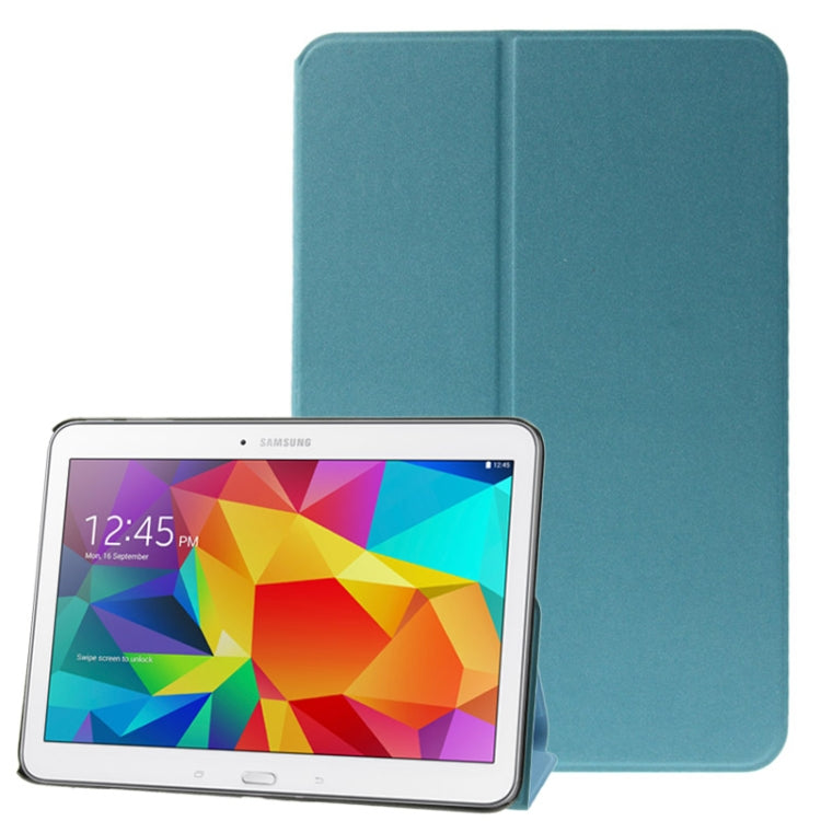 Frosted Texture Flip Leather Case with Holder for Galaxy Tab 4 10.1 / SM-T530