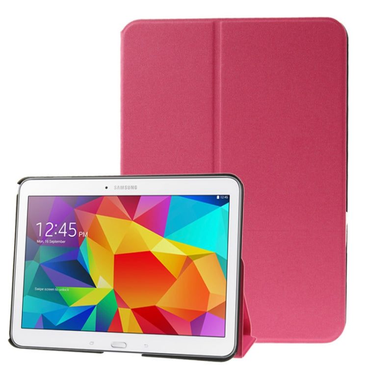 Frosted Texture Flip Leather Case with Holder for Galaxy Tab 4 10.1 / SM-T530