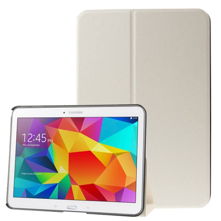 Frosted Texture Flip Leather Case with Holder for Galaxy Tab 4 10.1 / SM-T530