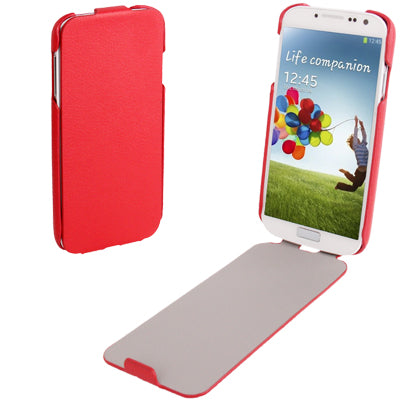 Litchi Texture Vertical Flip Leather Case for Galaxy S IV / i9500