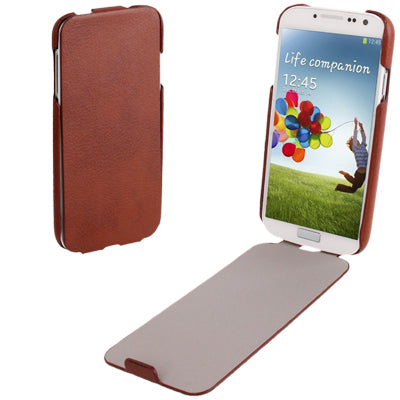 Litchi Texture Vertical Flip Leather Case for Galaxy S IV / i9500