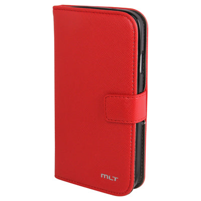 Cross Texture Horizontal Flip Leather Case with Credit Card Slots & Holder for Galaxy S IV / i9500