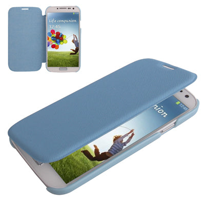 Cross Texture Leather + Plastic Cover Protective Case for Galaxy S IV / i9500