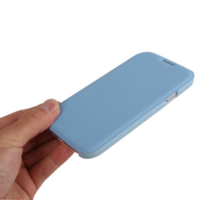 Cross Texture Leather + Plastic Cover Protective Case for Galaxy S IV / i9500
