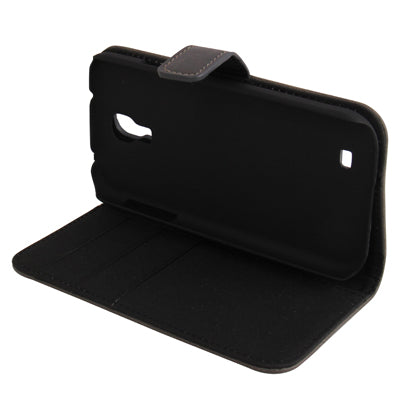 Horizontal Flip Magnetic Buckle Leather Case with Credit Card Slots & Holder for Galaxy S IV / i9500